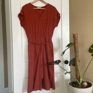 ✿ midi wrap dress ✿